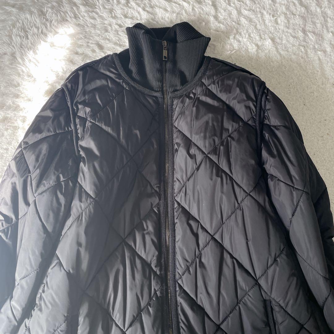 MaxMara SPORTMAX キルティング中綿コート ブラック ベルト42