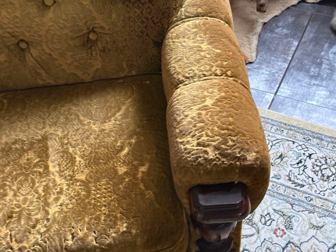 ①カリモク　karimoku レトロ　ビンテージ　ソファ　クラシック　IZ