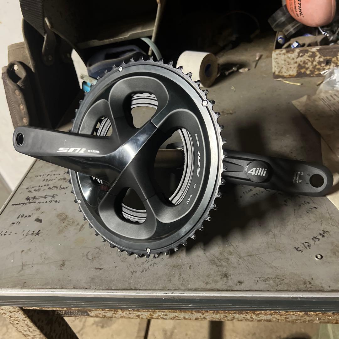 パワーメーター 4iii 105 FC-R7000 クランクセット 165mm