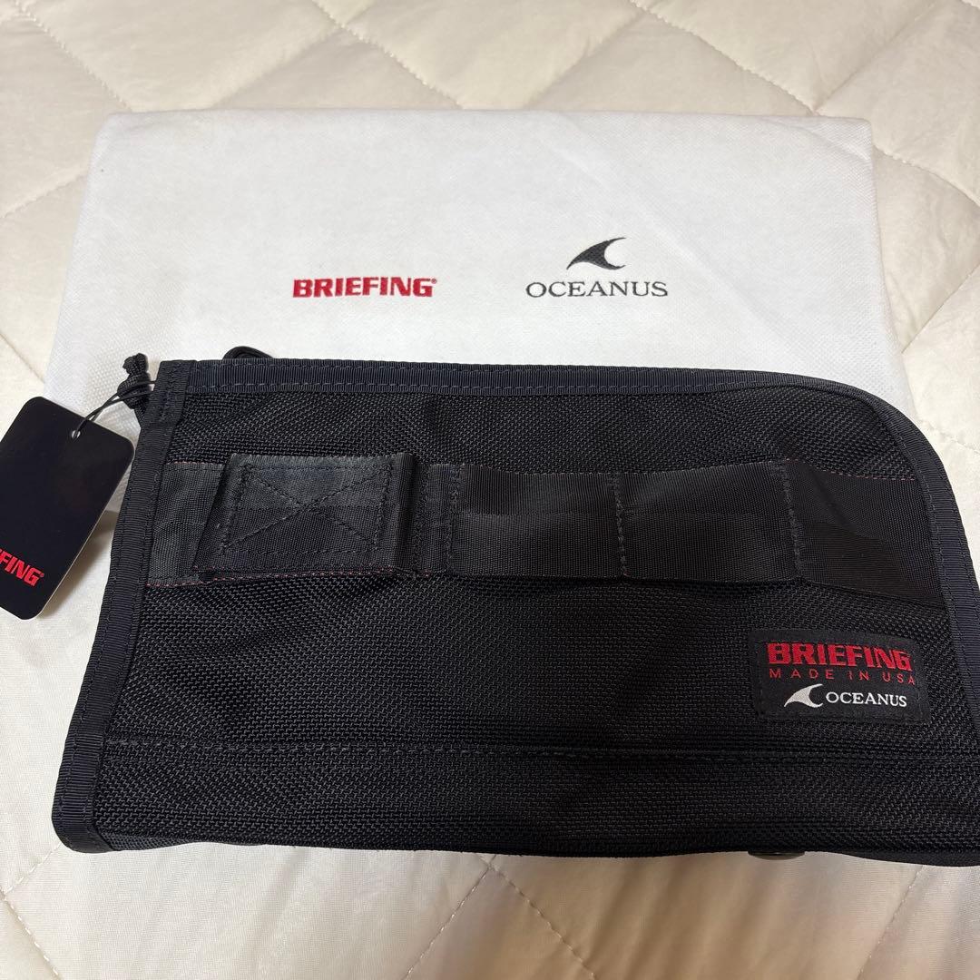ブリーフィング×オシアナス限定腕時計 OCW-T2610BR-1AJR付属ポーチ