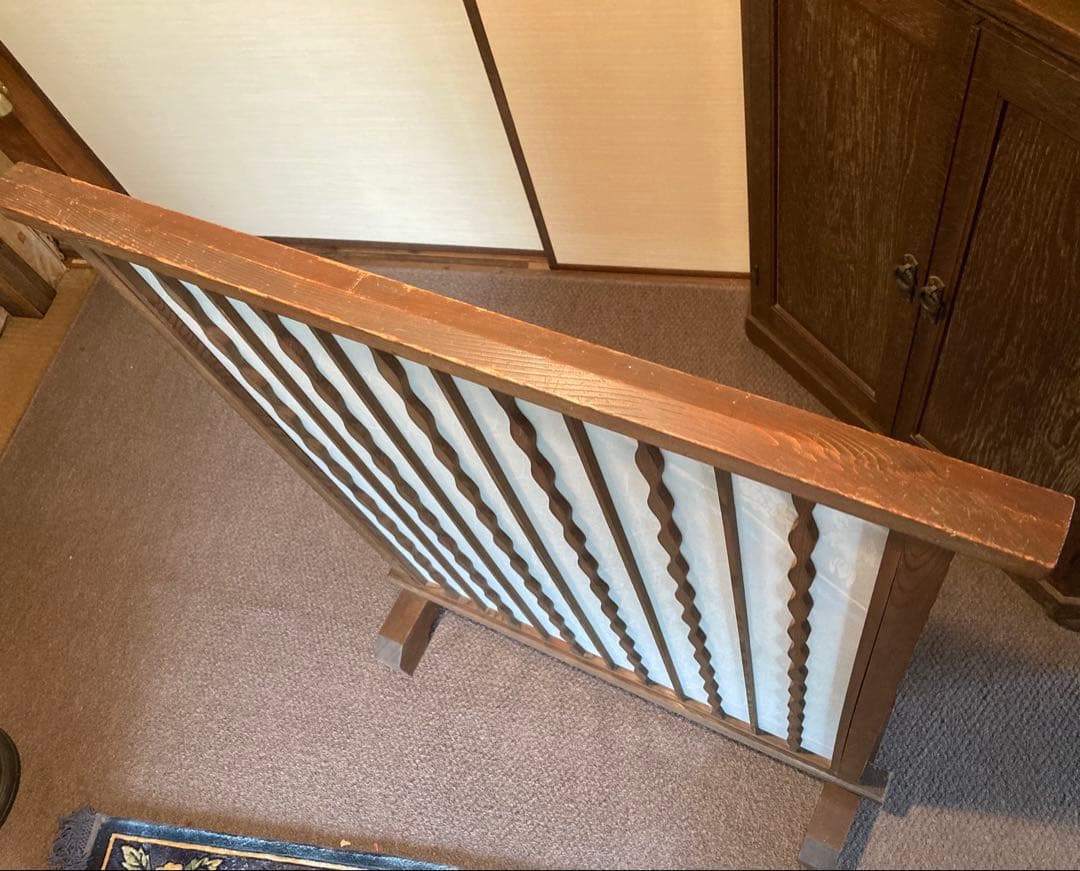 木製衝立・間仕切り・パーテーション　骨董・アンティーク