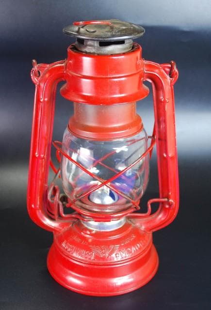 日本製！！別所ハリケーン・ランタン /NO.400　赤【7203352】