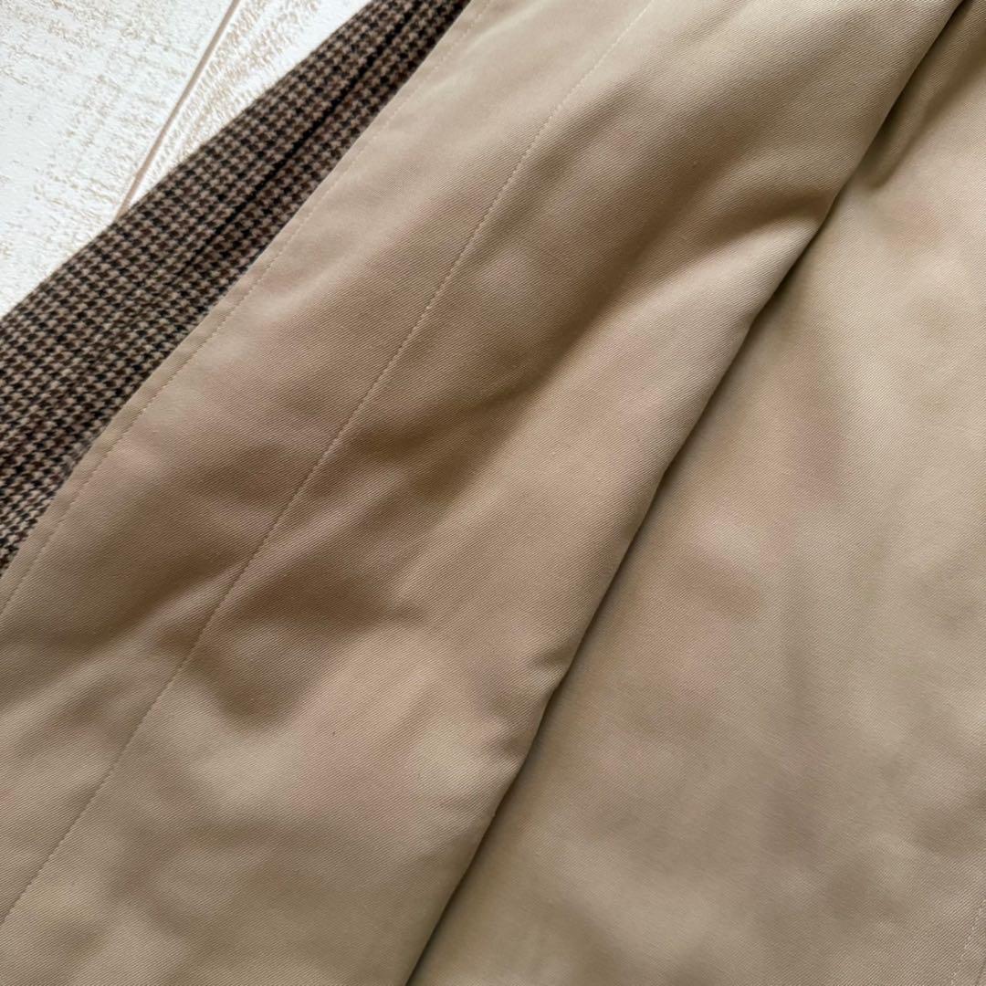 90'sイタリア製【シーラップ】ガンクラブチェック　バルカラーコートリバーシブル