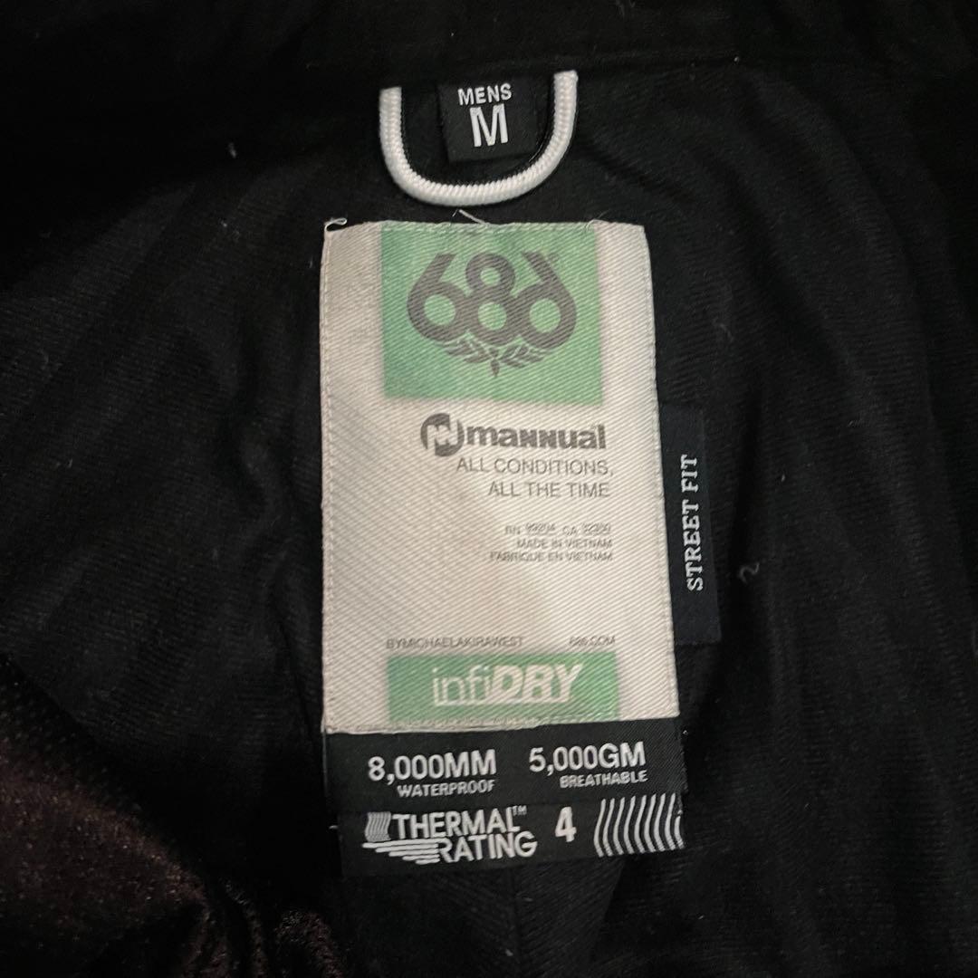 SIXEIGHTSIX 686スノーボードウェア　上下セット