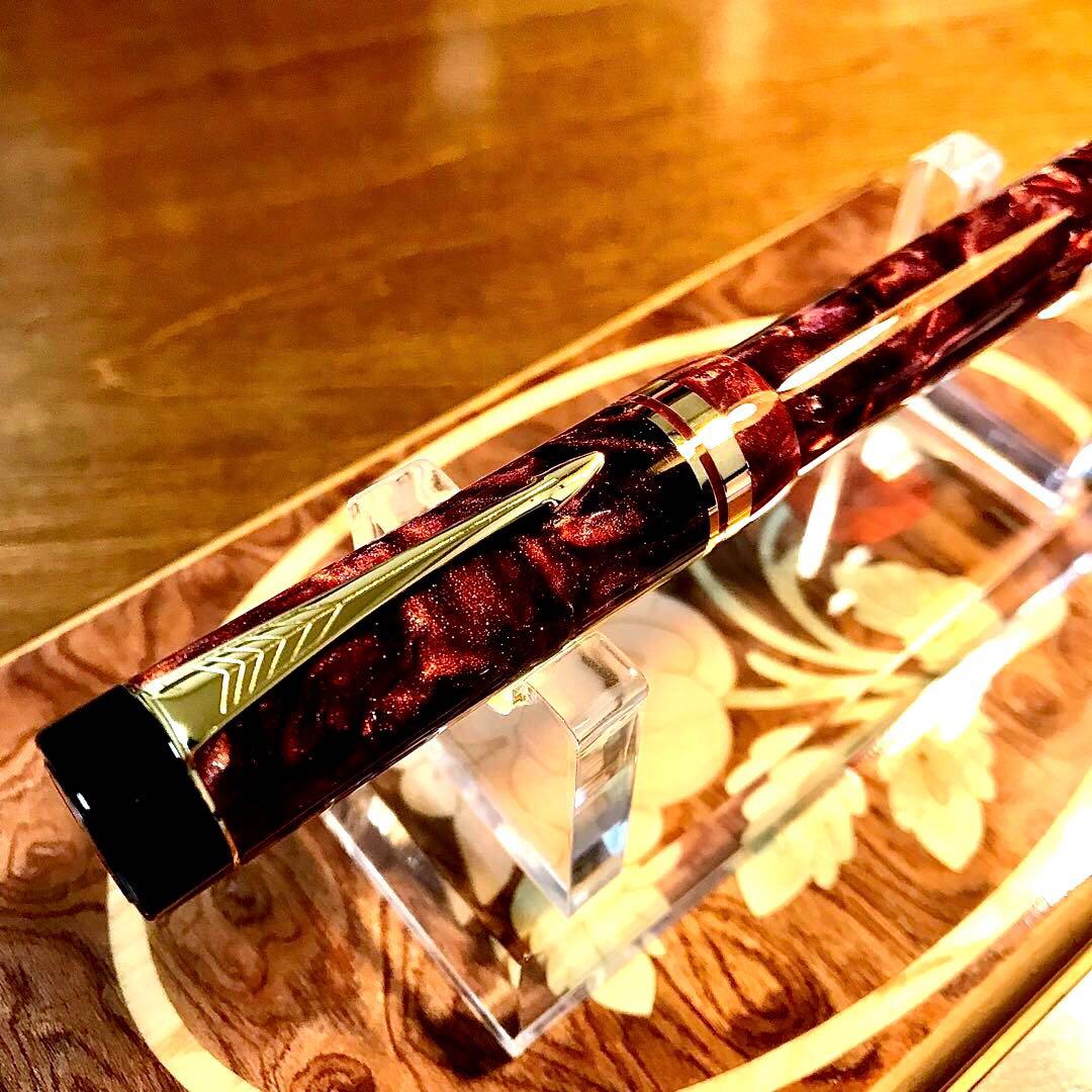 ☆超極上美品☆書き味抜群☆美しいパーカー万年筆デュオフォールド【センテニアル】