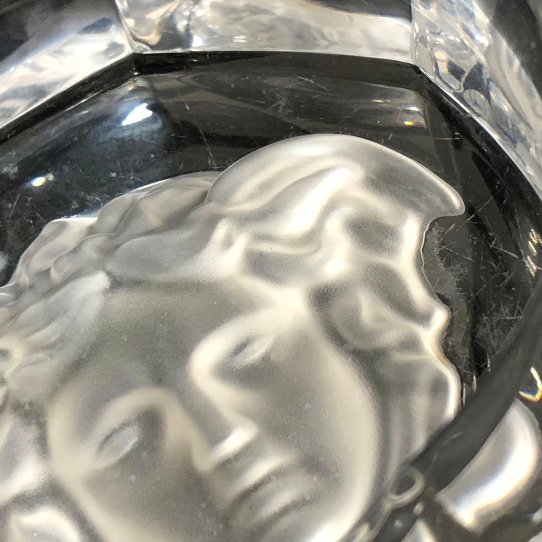 VERSACE ヴェルサーチ　メデューサ　ガラス灰皿　アッシュトレイ