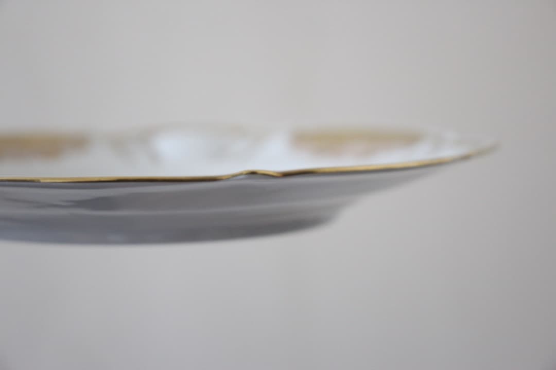 ドイツ　ライフェンバッハ　金彩　１９cm　デザートプレート　６枚