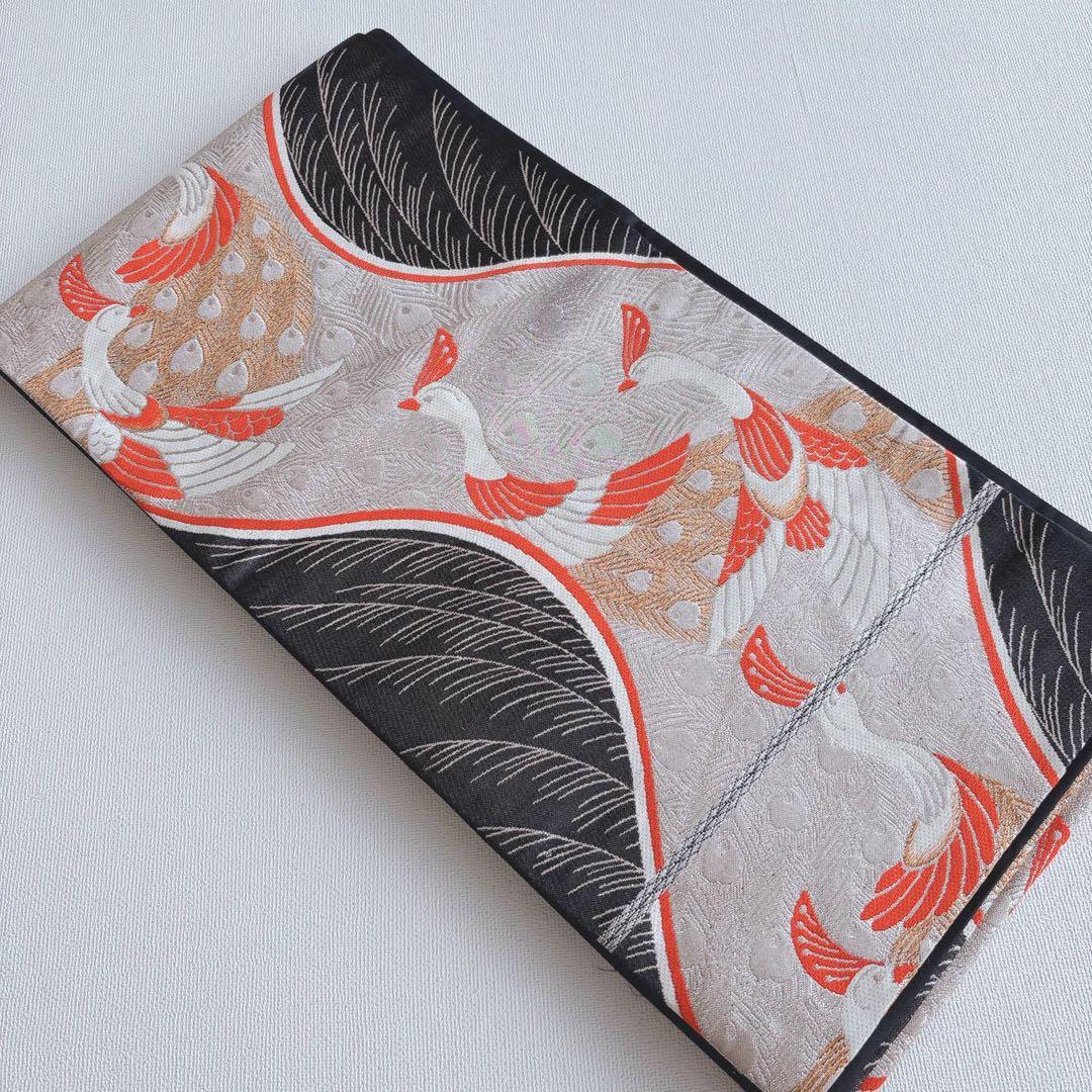 七五三　7歳女の子　フルセット　きもの　帯黒地　小物セット　簡単半襟　7280