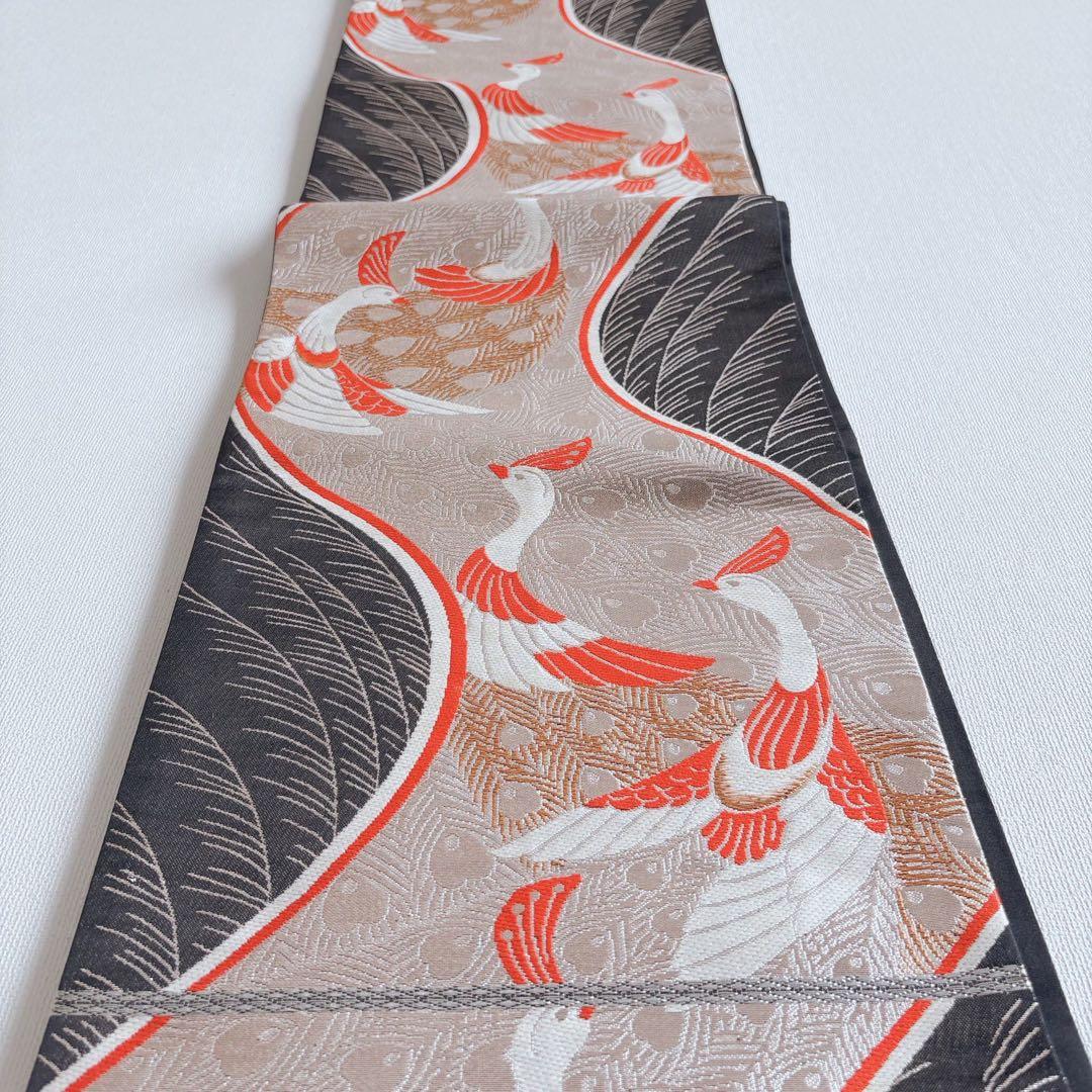 七五三　7歳女の子　フルセット　きもの　帯黒地　小物セット　簡単半襟　7280