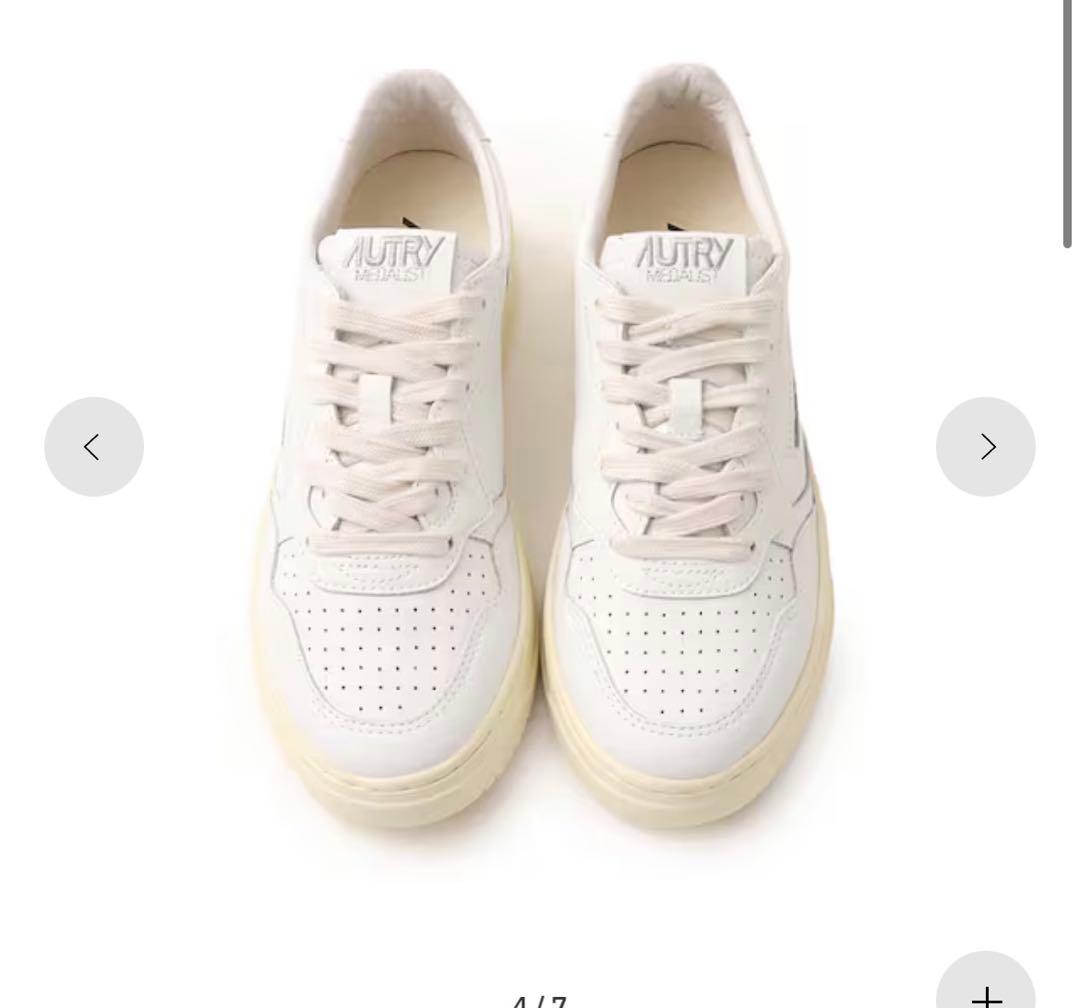 AUTRY MEDALIST LOW WOM WHITE スニーカー