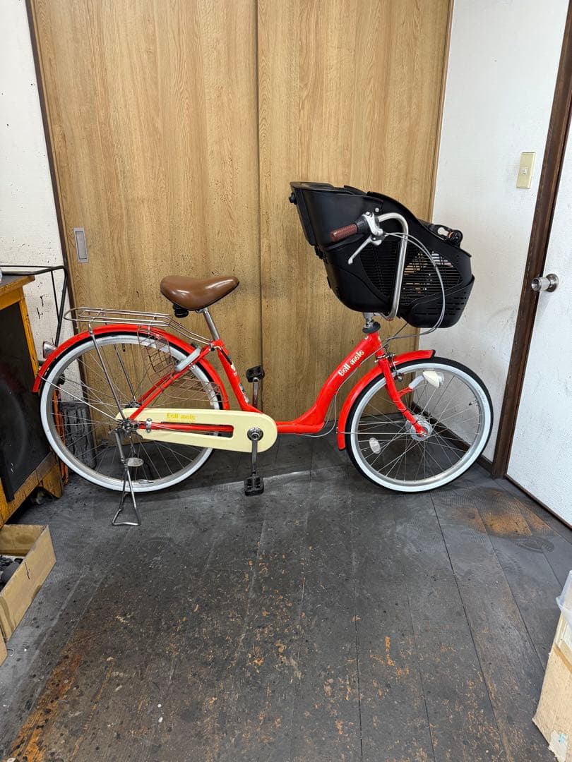 中古車　子供乗せ自転車　22/26インチ　LEDダイナモライト　3段変速　美品