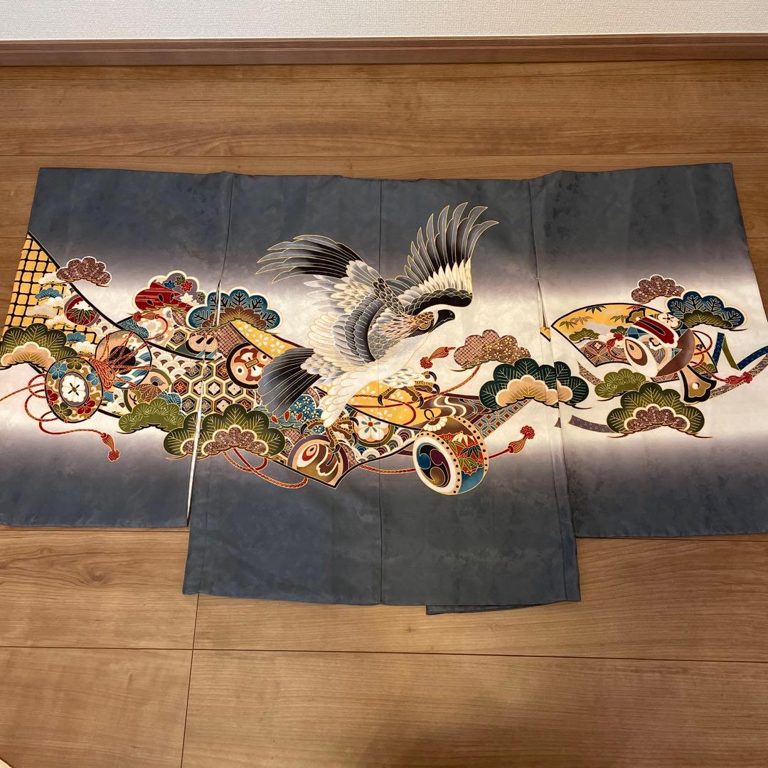 七五三 5歳　男の子　グレー系