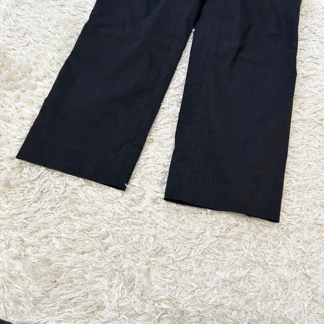 23年モデル✨ セオリー パンツスーツ セットアップ リネン混 ブラック 現行