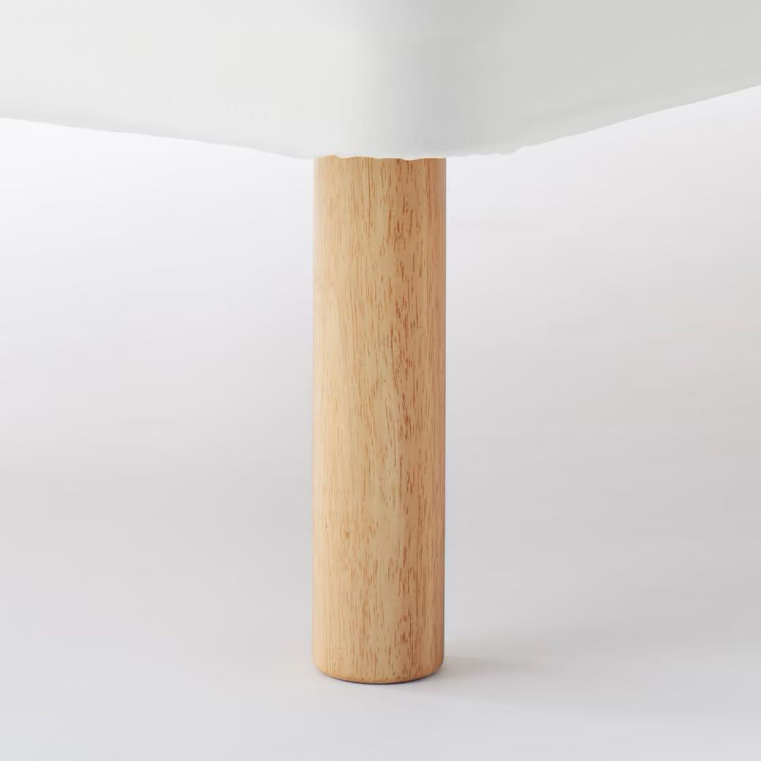 無印良品 脚付マットレス・ポケットコイル・セミダブルベッド