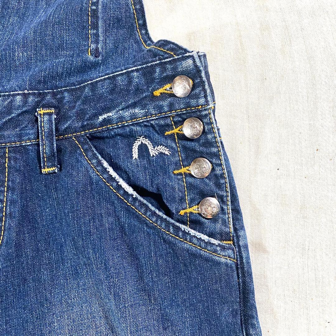 EVISU ☆エビス☆サロペット☆オーバーオール☆レディースデニム☆27インチ