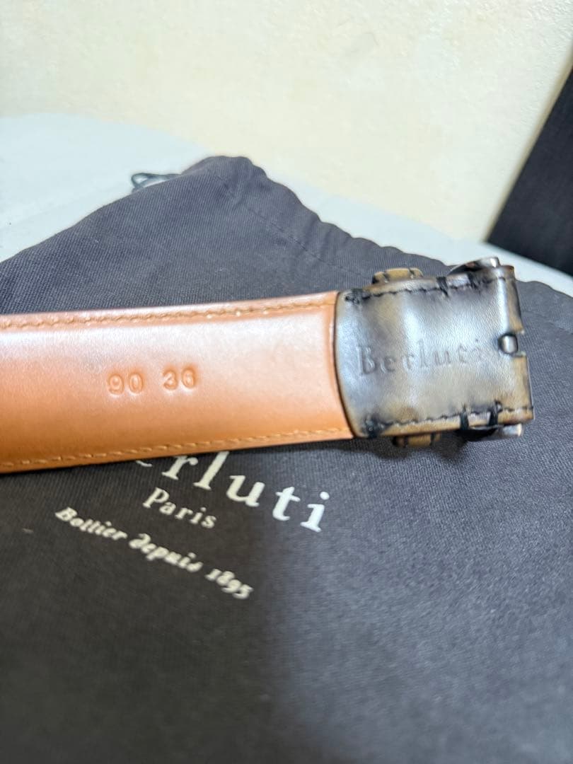 Berluti Bバックルベルト