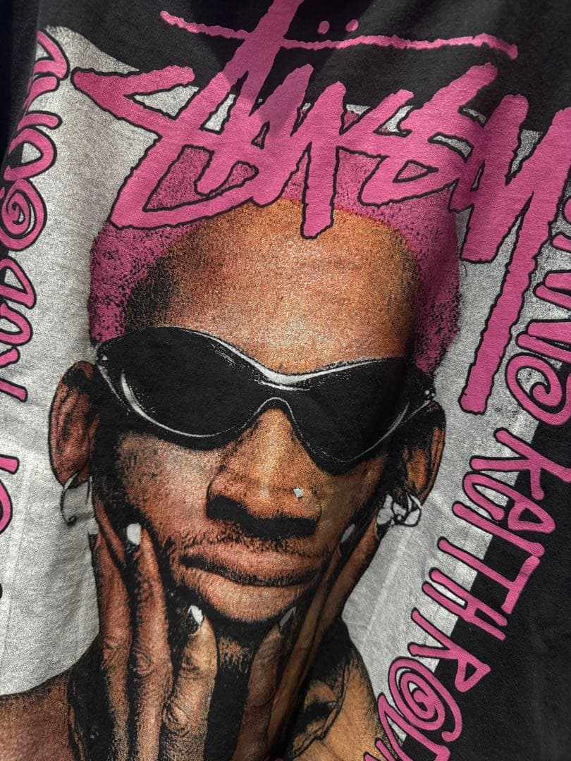 メル88874 様STUSSY × DENNIS RODMAN Tシャツ XL