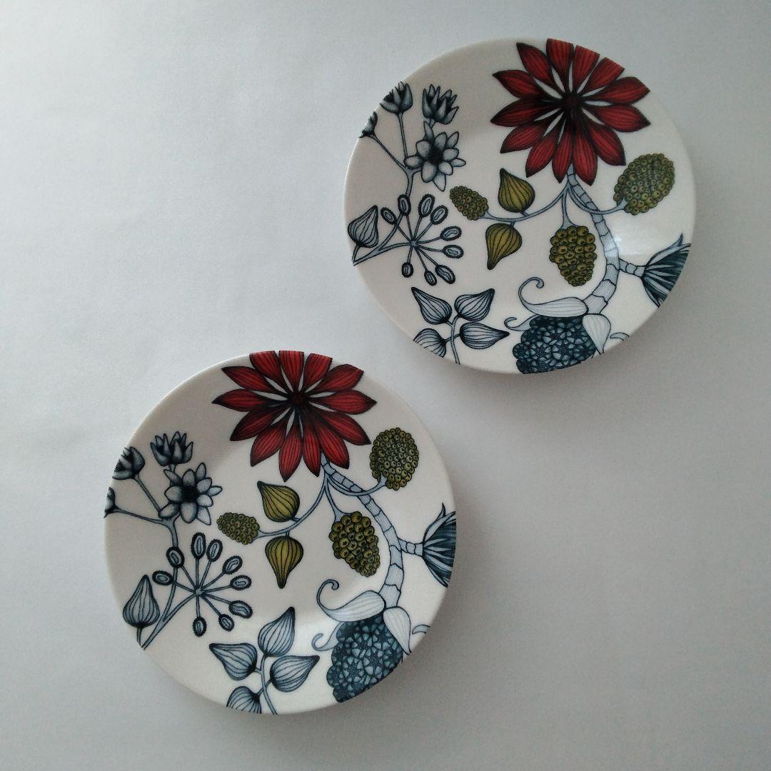 アラビアARABIA 　ルノサマーレイ　プレート　16.5cm 　2枚セット