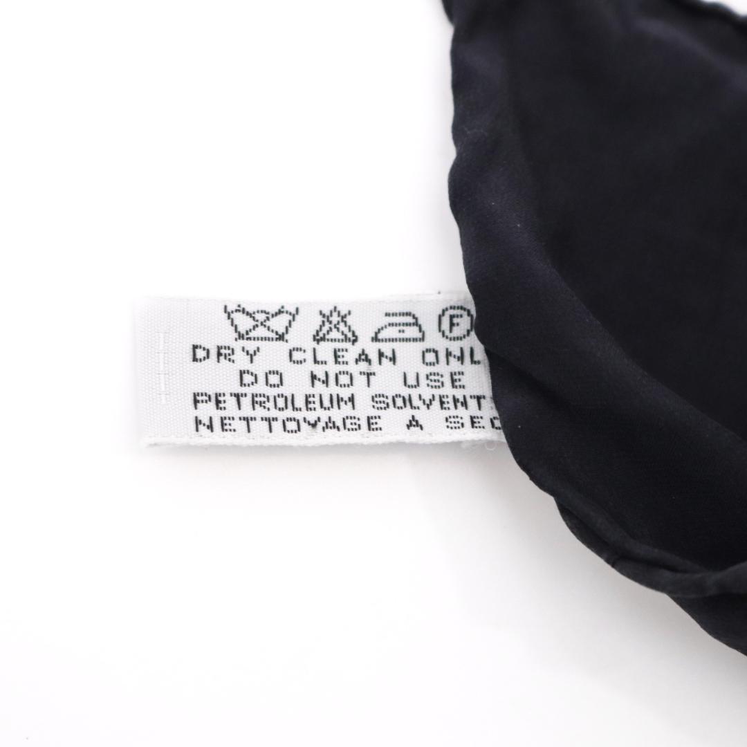 CHANEL グリポワ柄　シルク　スカーフ　ビジュー　大判　ストール　ココマーク