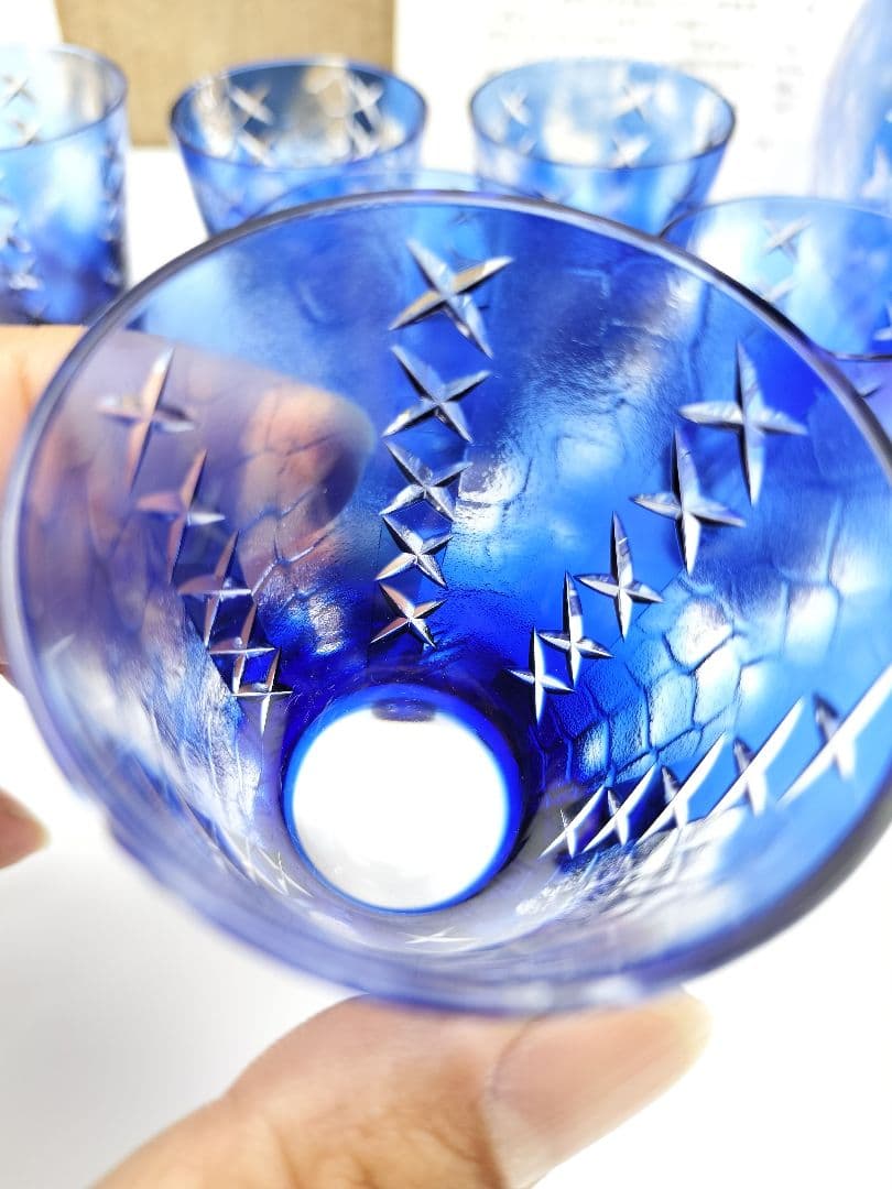 超希少品☆カガミクリスタル 各務満 デキャンタセット（切子、江戸切子、薩摩切子）