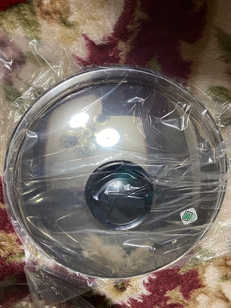 無水調理鍋　浅型両手鍋 24㎝　料理ブック付き 一生物のお鍋