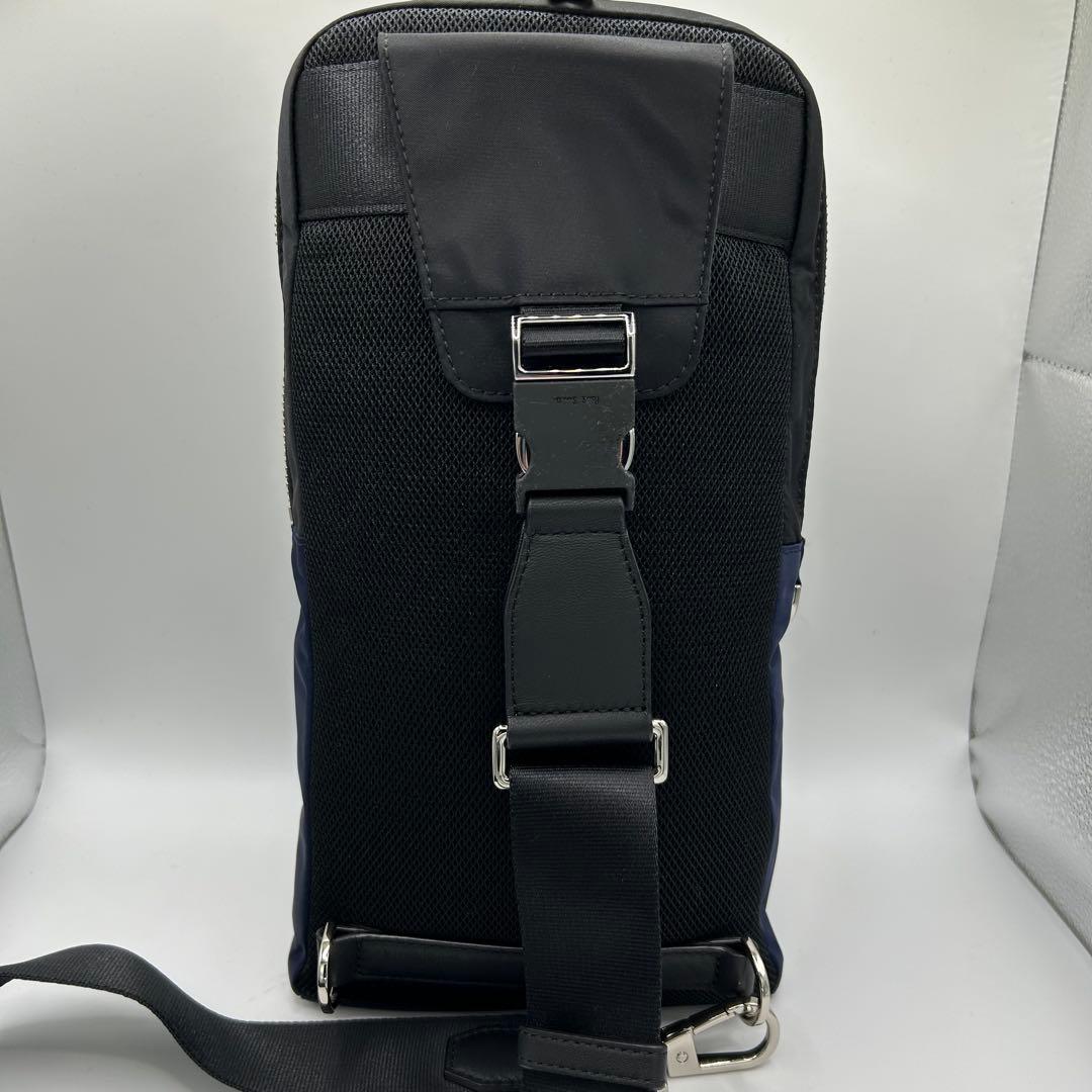 【未使用】ポールスミス PaulSmith ボディバッグ ネイビー/ブラック
