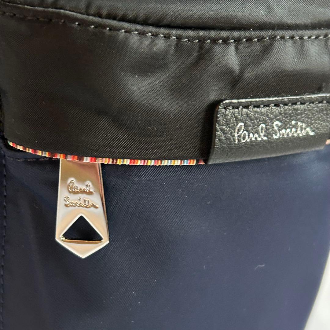 【未使用】ポールスミス PaulSmith ボディバッグ ネイビー/ブラック
