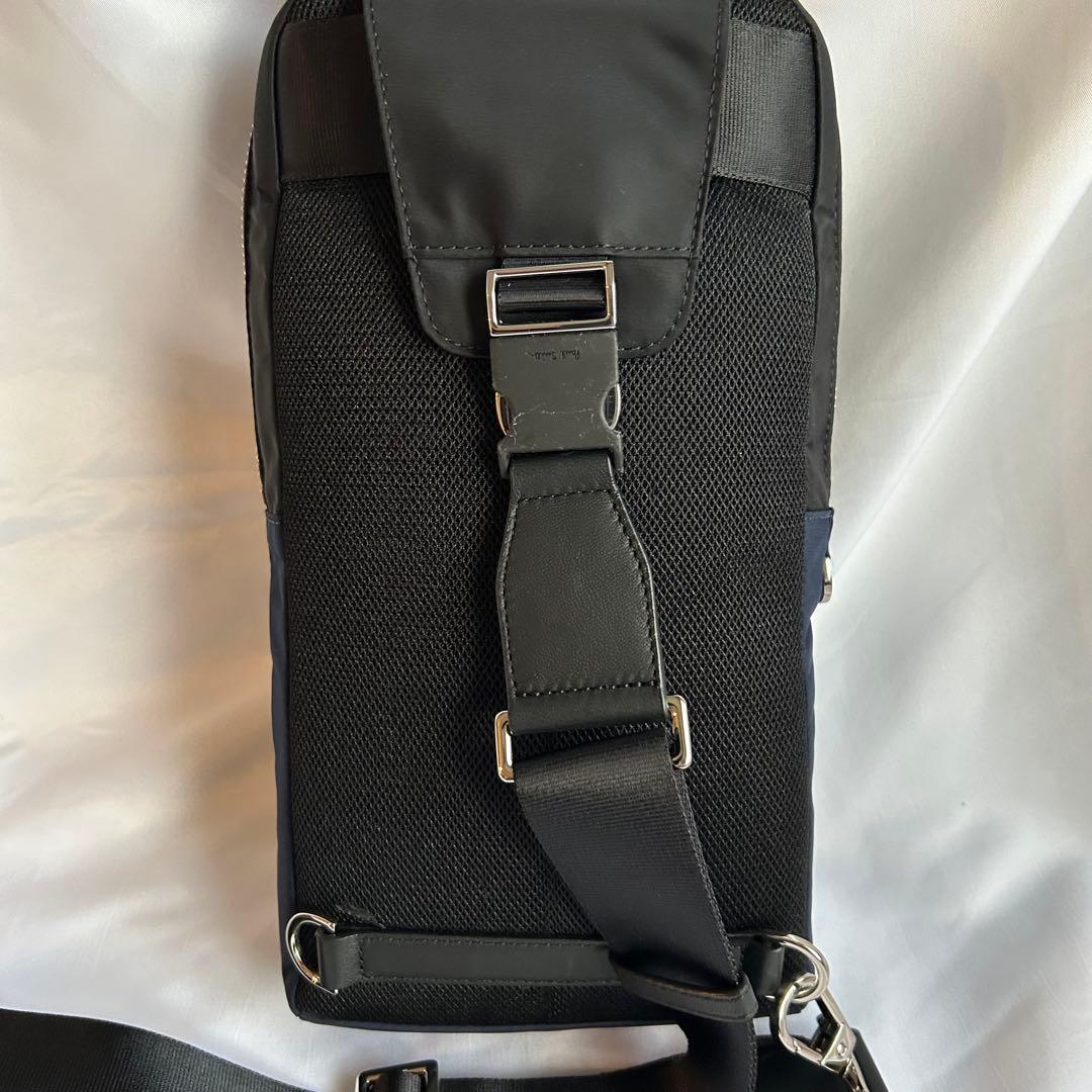 【未使用】ポールスミス PaulSmith ボディバッグ ネイビー/ブラック