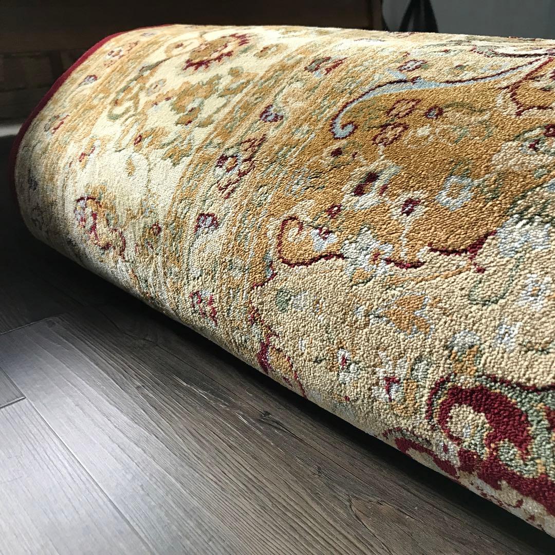 伝統的なペルシャデザイン ラグ ラグマット 198x201cm 絨毯 RE