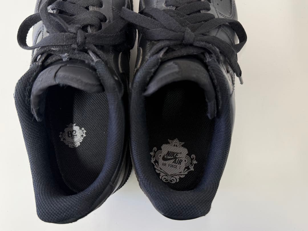 美品 ナイキ エアフォース1 07 NIKE AirForce1 黒 26