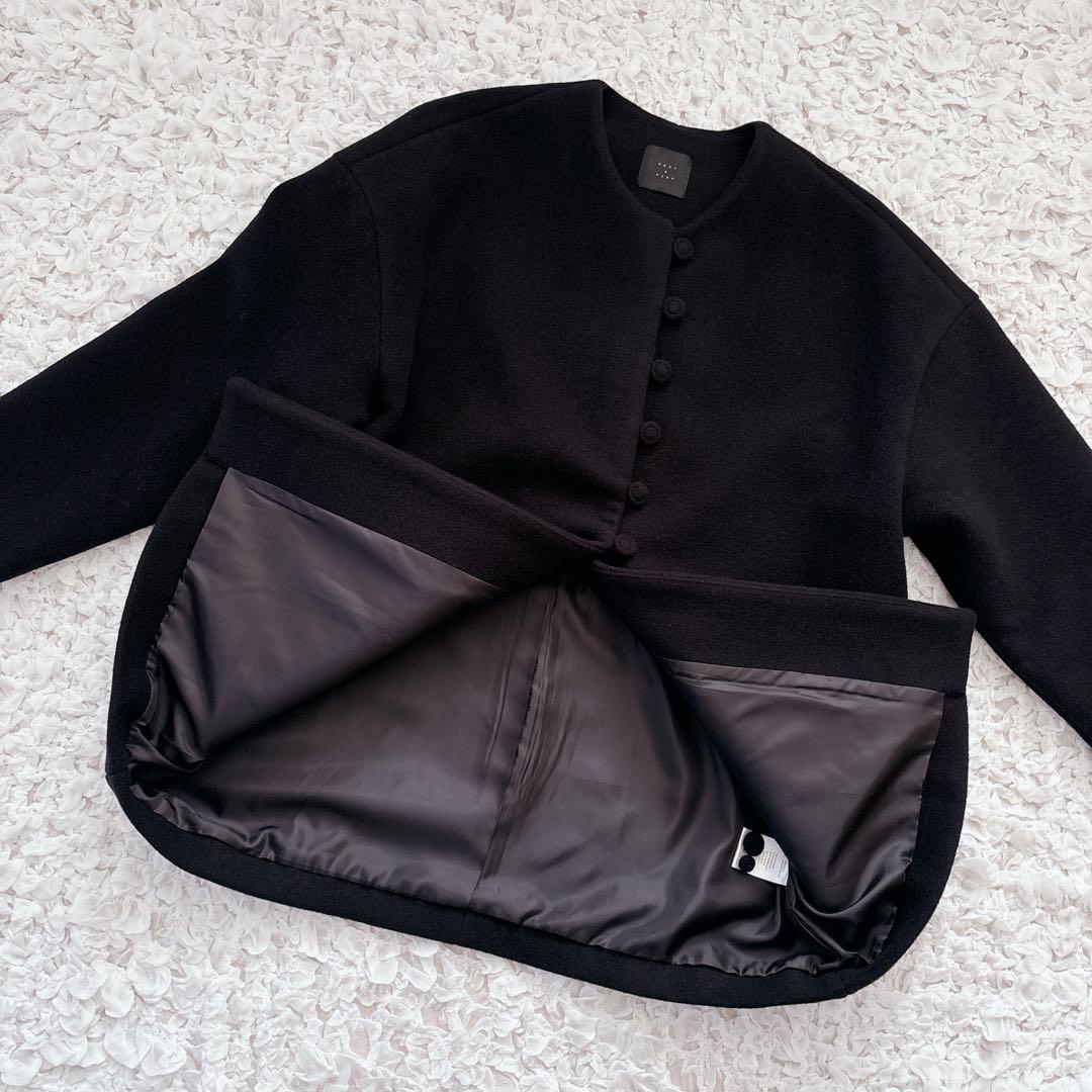 オオカミとフクロウ　オオカミと新しい朝と灯りと“がいとう” ウール　コート