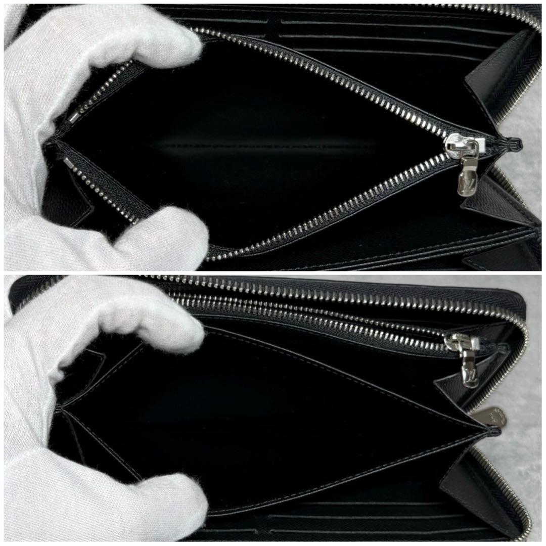 超美品 RFID ルイヴィトン エピ ノワール ジッピーウォレット 長財布