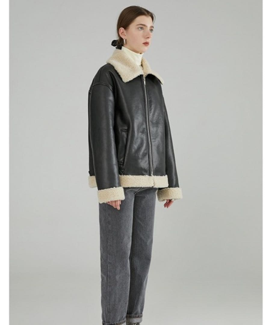 Fano Studios ボアライダースジャケット