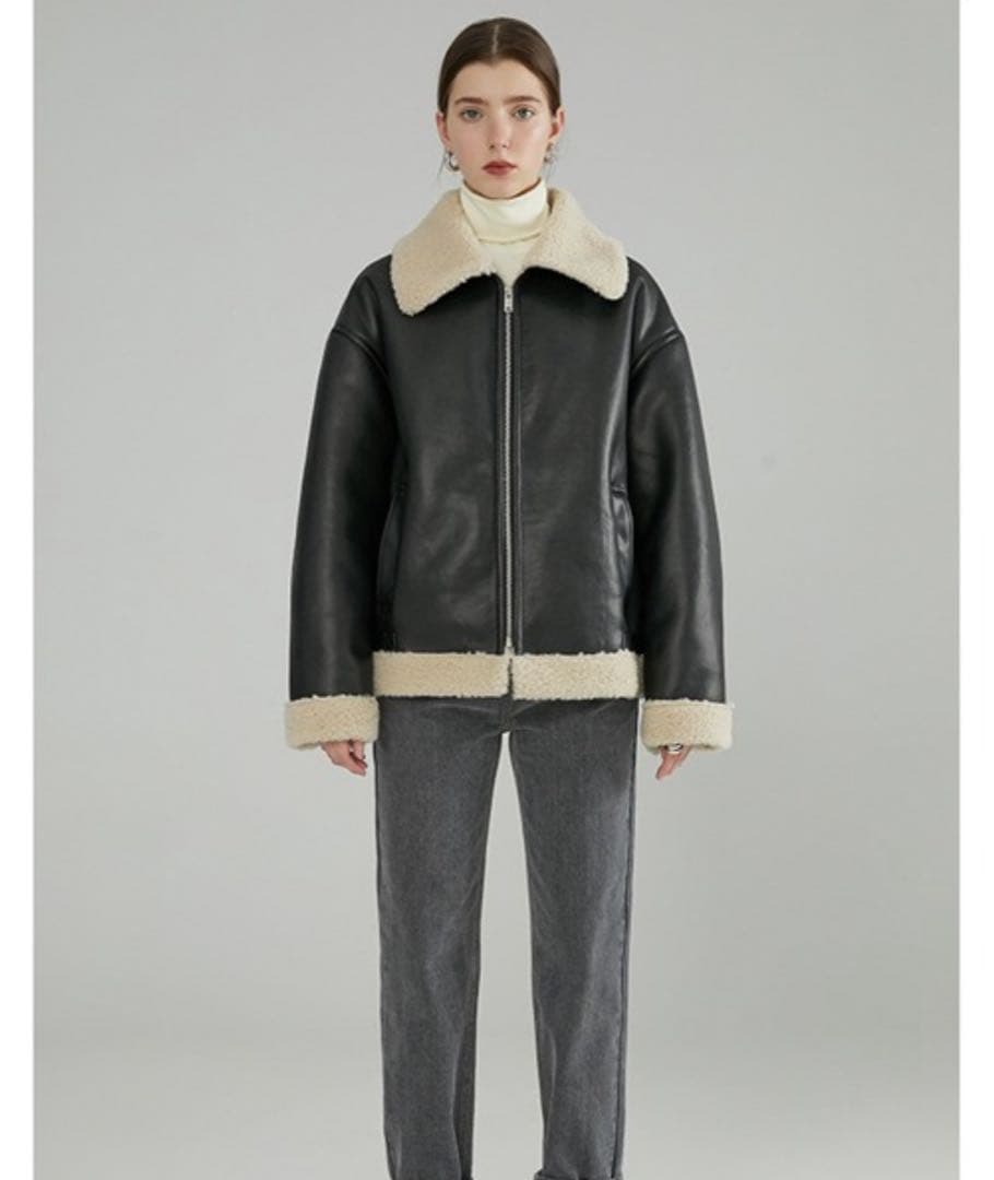 Fano Studios ボアライダースジャケット