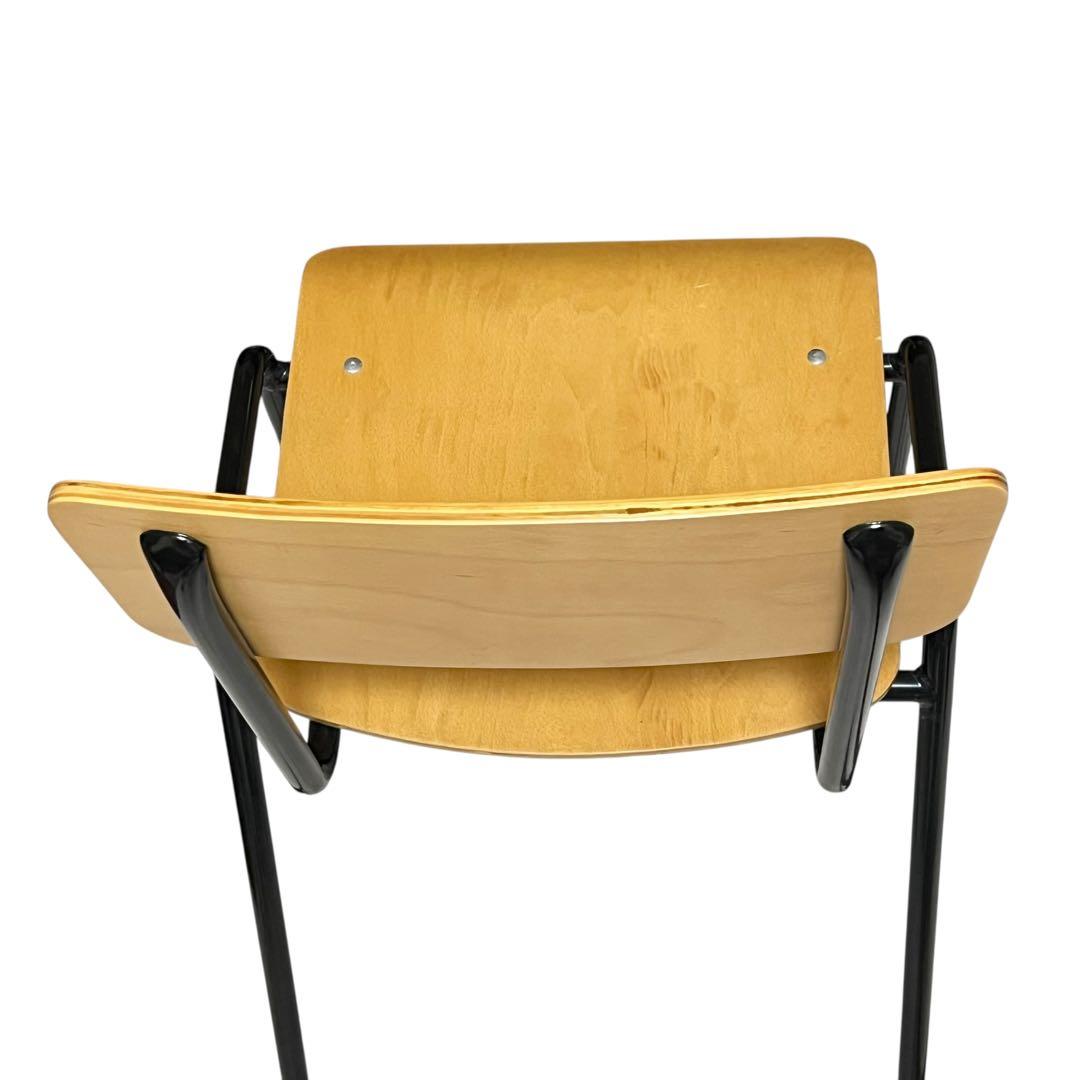 【美品】 スクールチェア プライウッドチェア　学校椅子　BT-003 不二貿易