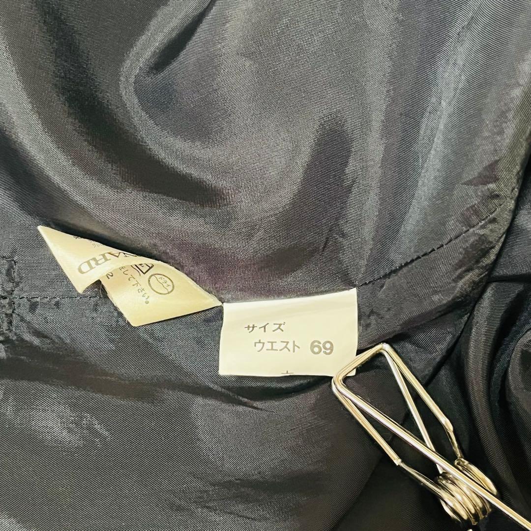 レオナール LEONARD 花柄 ウールシルクスカート ミディ丈 サイズ69