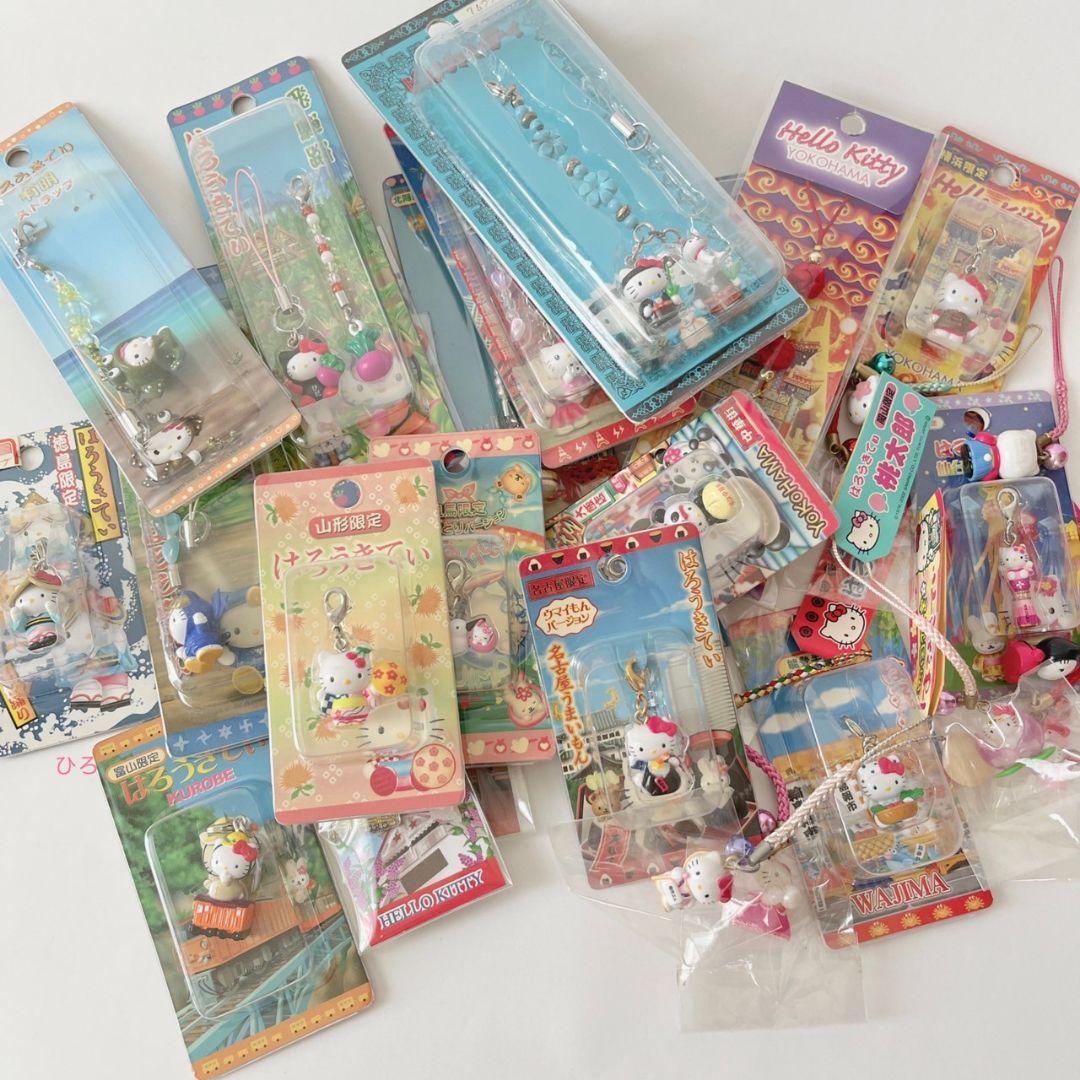 ご当地キティおまとめ　根付ストラップ　地域限定キティ
