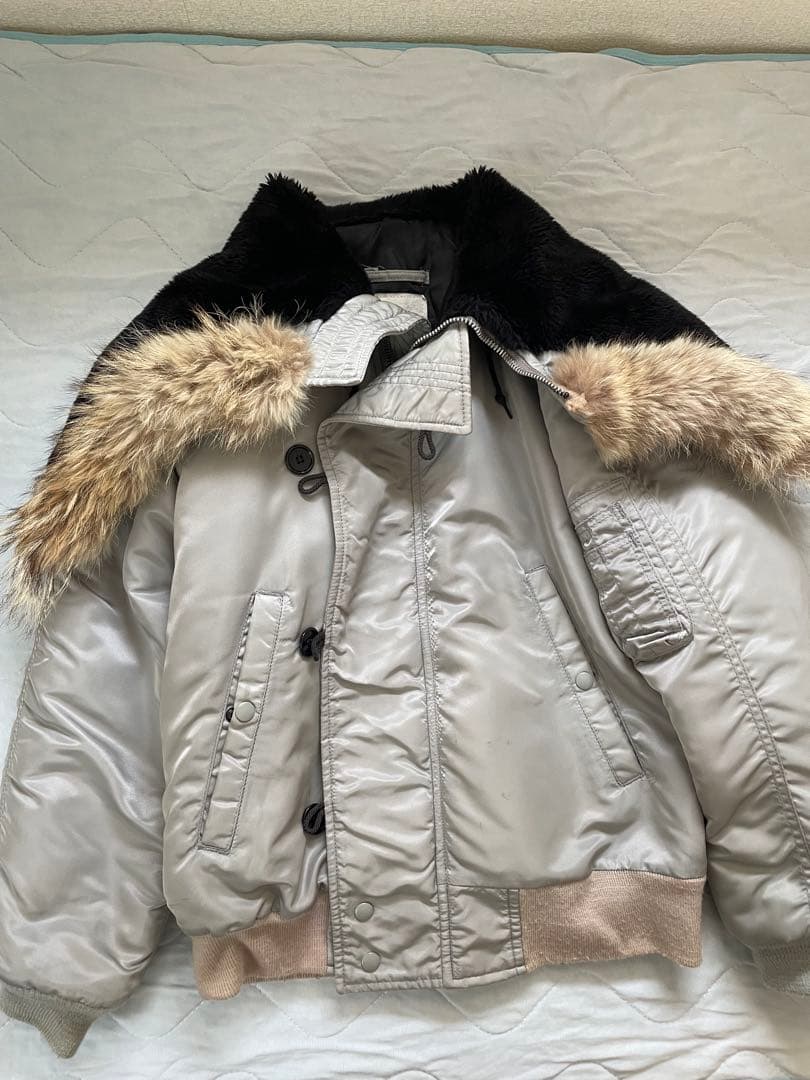 USA製 スピワック N-2B フライトジャケット シルバーグレー n2b