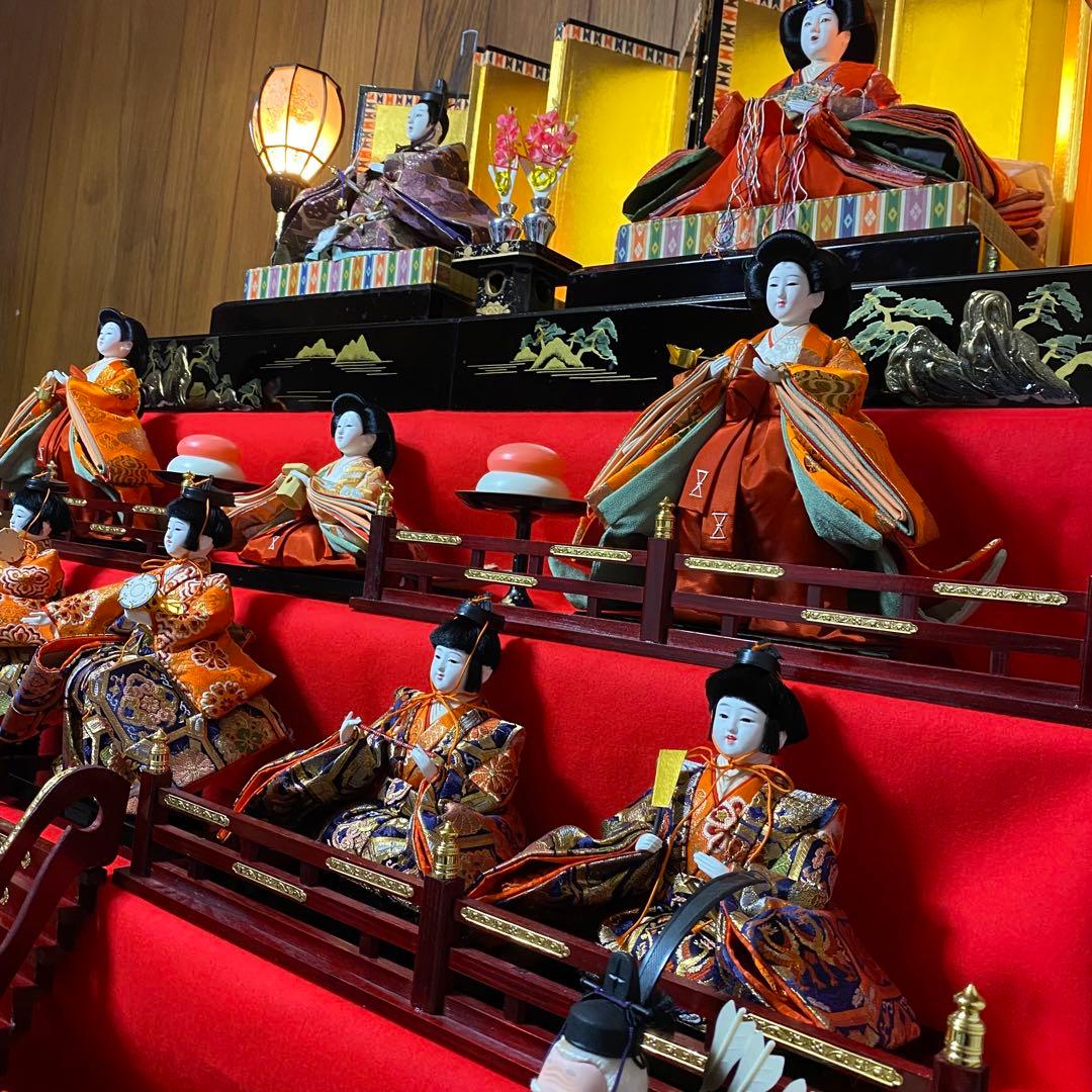 ①ひな壇 雛人形 7段 ひな祭り お雛様 セット ①