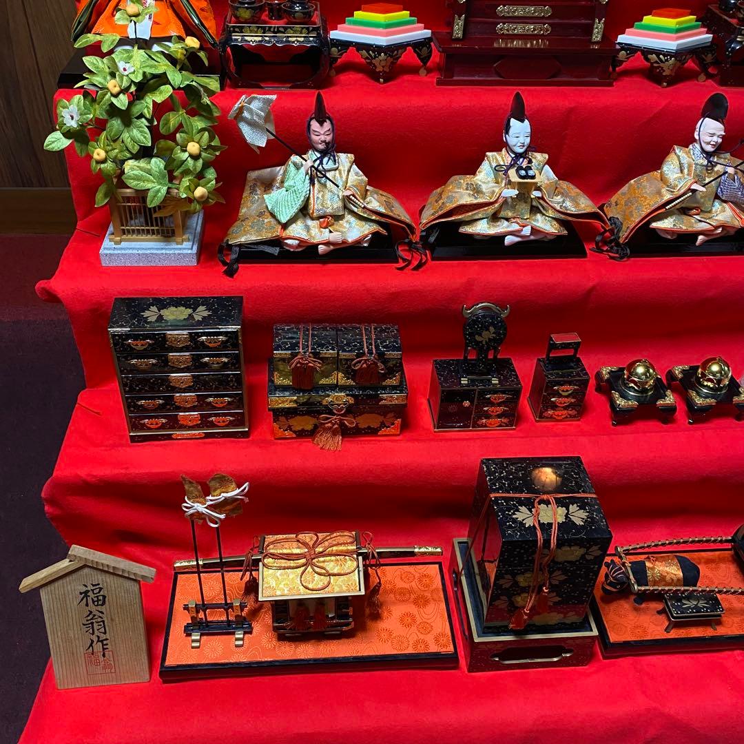 ①ひな壇 雛人形 7段 ひな祭り お雛様 セット ①