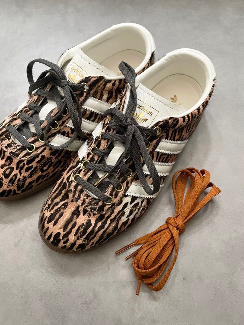 adidas GAZELLE LO PRO W レオパード スニーカー 22.5