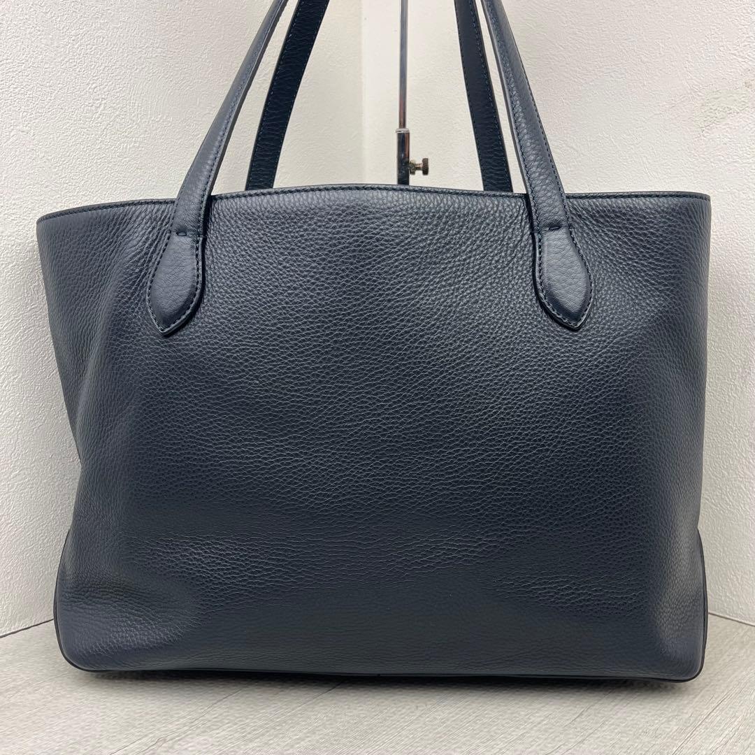 極美品✨ FARO ファーロ FABIO MOUSSE トートバッグ ネイビー