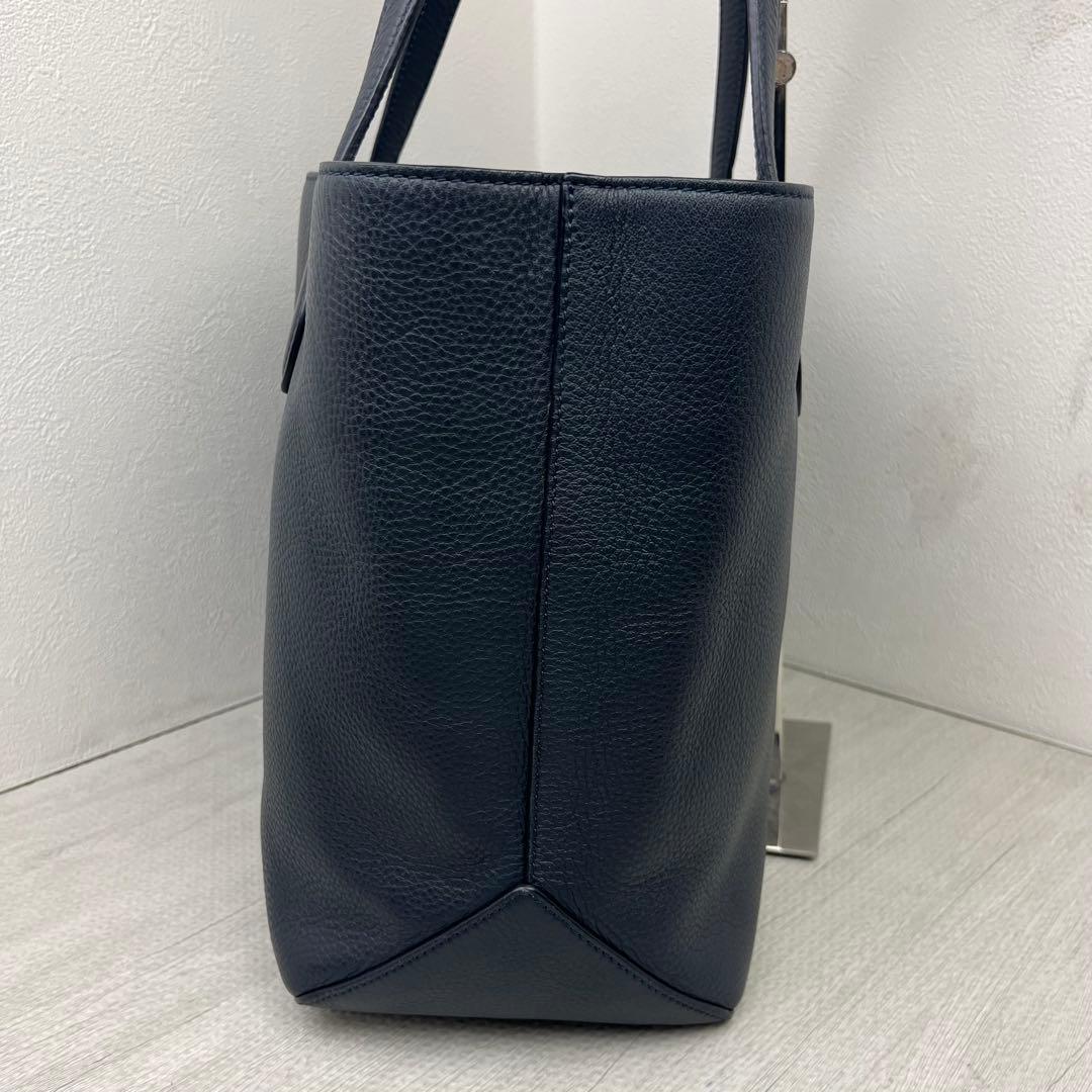 極美品✨ FARO ファーロ FABIO MOUSSE トートバッグ ネイビー