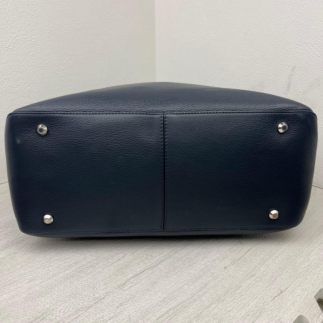 極美品✨ FARO ファーロ FABIO MOUSSE トートバッグ ネイビー