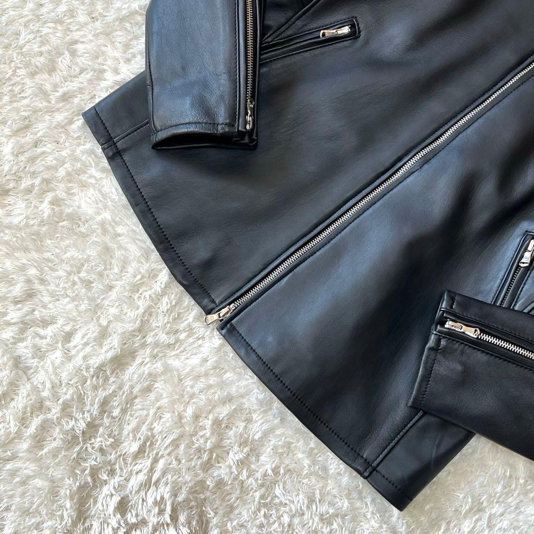 しん 】B&Yユナイテッドアローズ BY シープシングルライダース 本革