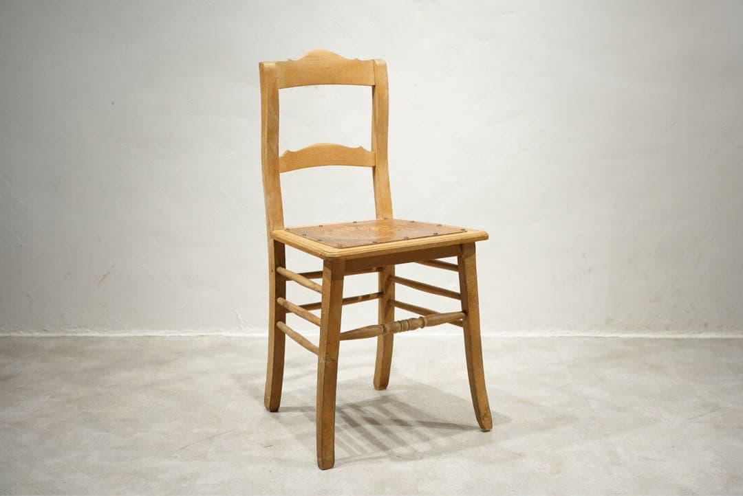 フランスアンティーク　ベンドウッドチェア　椅子　古木　アール・ヌーヴォー