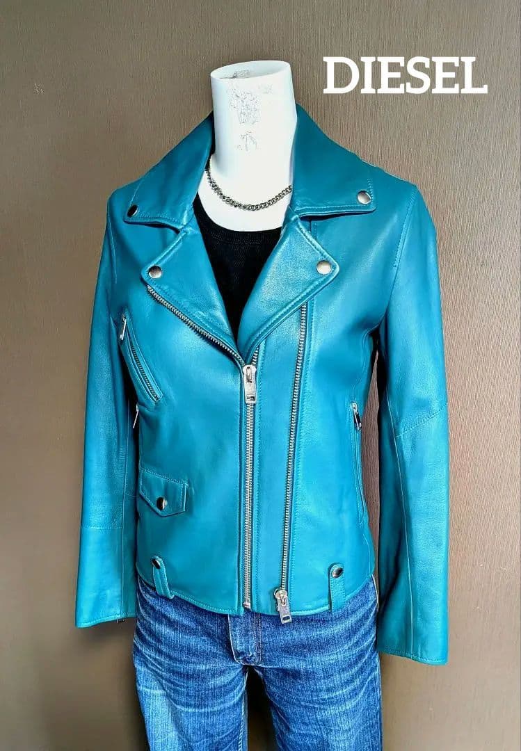 《Vintage グランジ》DIESEL レザーライダースジャケット ジャンパー