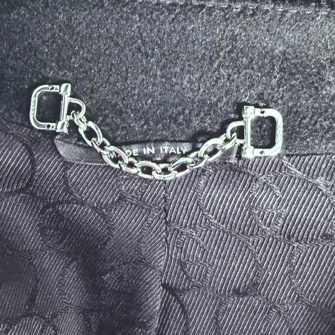 GUCCI ブラック チェスターコート イタリア製 IT44