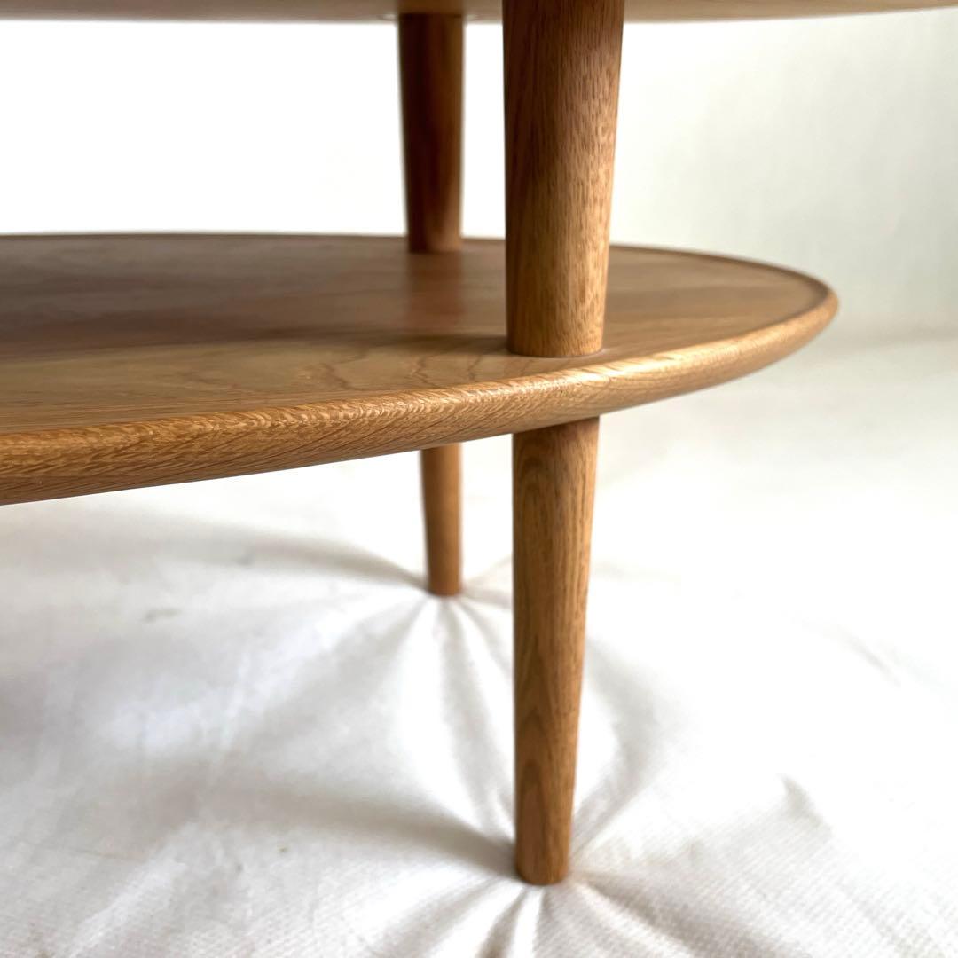 オーク無垢材センターテーブル HIRASHIMA・BORDO 120cm