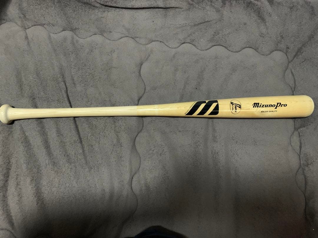 MizunoPro NPB公認印入り木製バット 小笠原道大選手直筆サイン入り